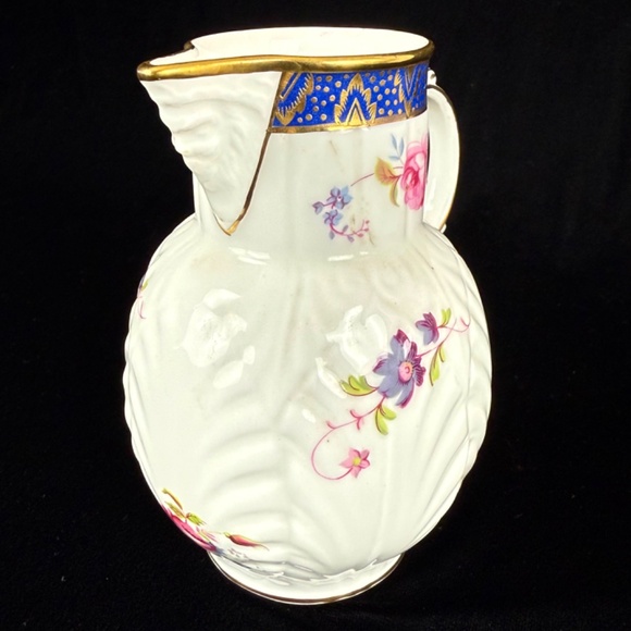 Caughley 1770s Mask Head Jug Pitcher 1970s Coalport Bone China Repro Excellent - Picture 13 of 14
